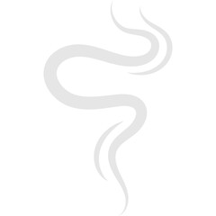 Naklejka premium Smoke Line Art