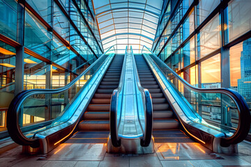 Integrated Escalator Design in Buildings. Expressing Harmony with Building Design and Structure.