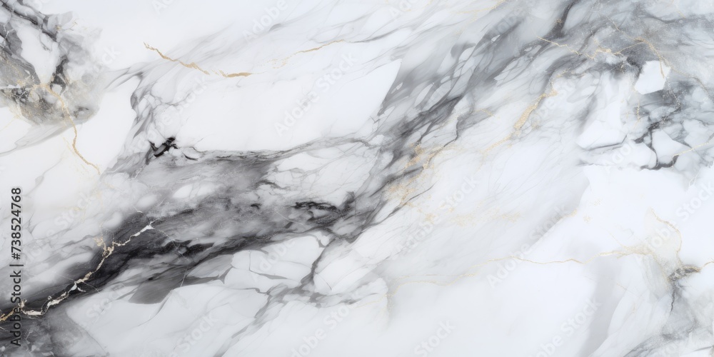 Wall mural white and grey marble texture with high resolution.