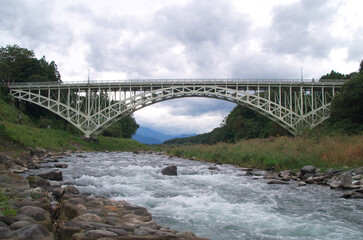 栃木県那須塩原市　晩翠橋　土木遺産に認定されている