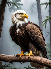 eagle bird Realistic images of wild animal world with blurred background