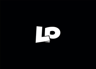 LP  letter logo design and initial logo design
