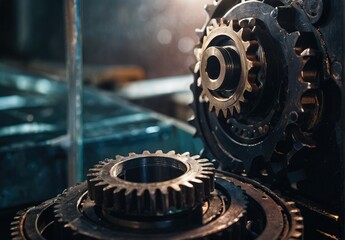 old mechanism gears 