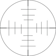 sniper rifle vector illustration