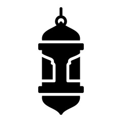 lamp glyph icon