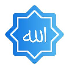 allah gradient icon