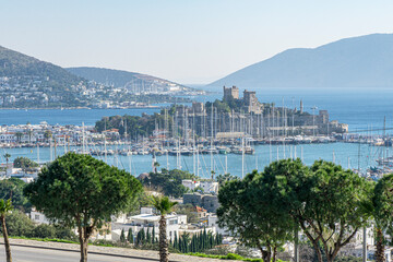 The scenic views of the Theatre at Halicarnassus is attributed to the reign of the Carian Satrap...