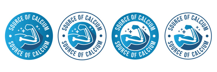 Calcium strong muscles bones. Strong healthy bones icon. Human health medical pictogram. Outline sign useful for packaging web graphic design. Medicine, healthcare concept.