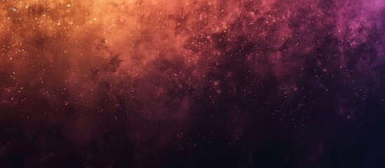 Obraz premium Vintage Mystery Dark Moody Abstract Texture with Mysterious Purple and Dark Orange Background