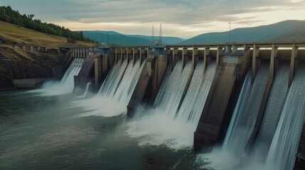 Hydro power plant dam