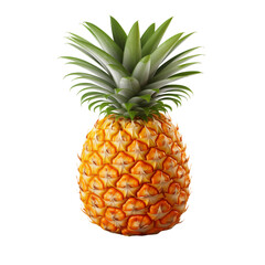 Fototapeta premium pineapple isolated on transparent background