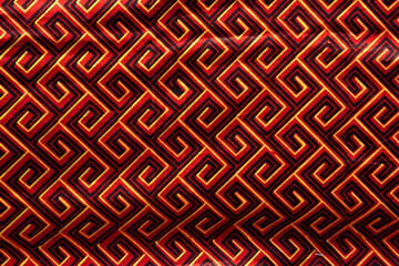 Toraja traditional cloth patterns and carvings