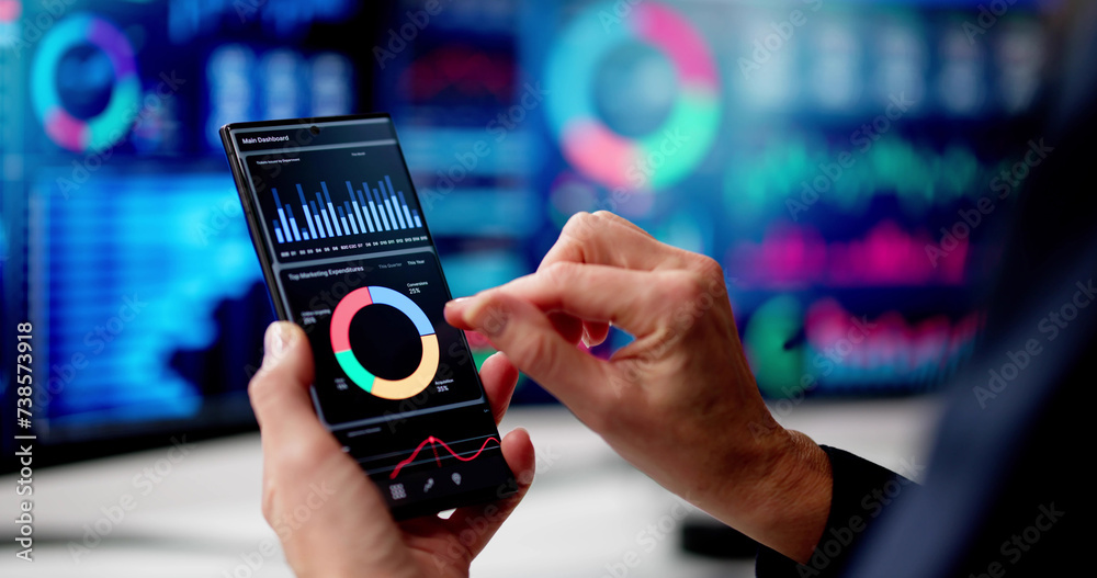 Poster Predictive Business KPI Data Technology Dashboard