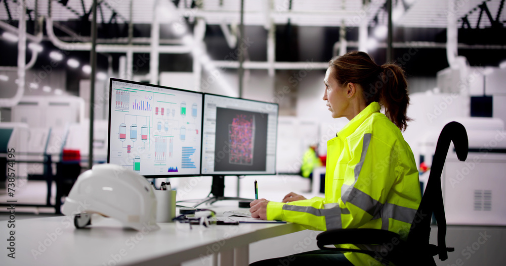Poster Engineer Operator Using SCADA System