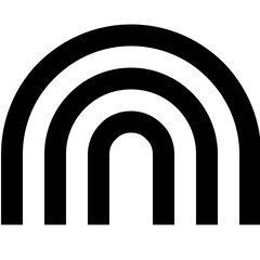 rainbow interface icon