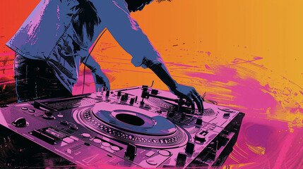 Vinyl DJing retro video games remix nostalgia in pop art