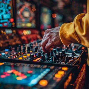 Vinyl DJing retro video games mix nostalgia with modern beats