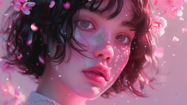 Kawaii culture vaporwave aesthetics create sweet dreamy visuals