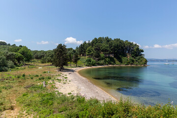Maistros Beach on the Vido island near Corfu