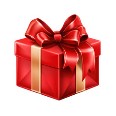 Obraz premium red gift box