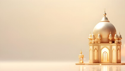islamic ramadan kareem decorative shiny background