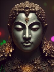 Fantastic ethnic character Mayan, Azetecan people of America. Background for design projects. Illustrations created using artificial intelligence. Illustrations and Clip Art AI generated.