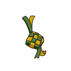 ramadan icon in colors and filled outline style	