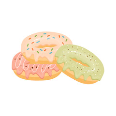 Donut with Various Topping 