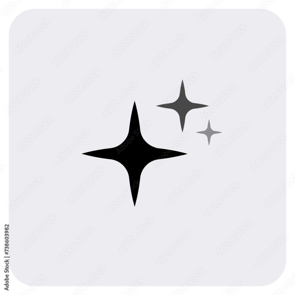 Poster Generate icon. AI stars. Artificial intelligence logo. Machine learning. Generate image and text sign. Computer help assistant. Data science. Vector illustration.