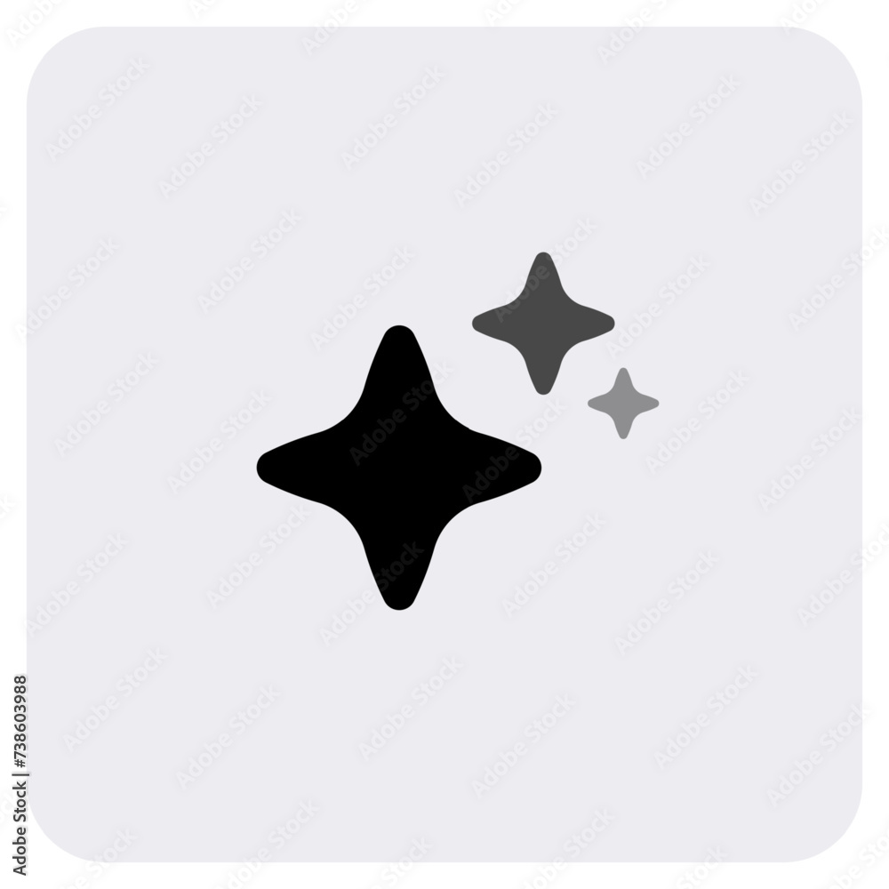 Poster Generate icon. AI stars. Artificial intelligence logo. Machine learning. Generate image and text sign. Computer help assistant. Data science. Vector illustration.