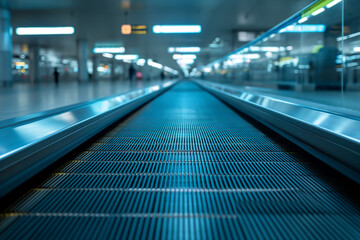 Naklejka premium Air travel Passengers with luggage ready to travel