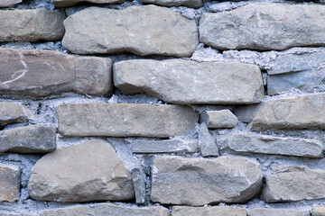 real stone wall background - 738606549