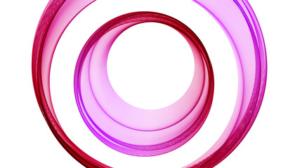 Abstract background of circular pink-red lines, design element