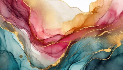 Explosive colors blend seamlessly in an alcohol ink abstraction.