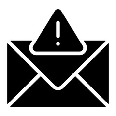 mail with exclamation mark