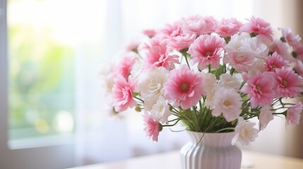 Flowers bouquet arrange for decoration in home