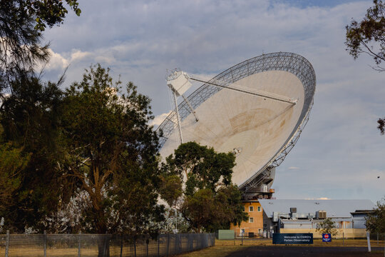 Radio telescope satellite dish located at Parkes NSW
