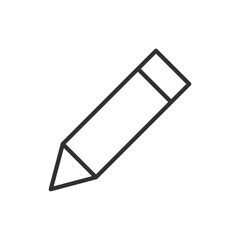 Pencils, linear icon. Line with editable stroke