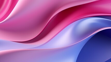 Obraz premium Swirly motion abstract elements with pink and periwinkle sheets. Abstract colorful background