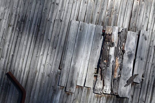 Wood shed - Forest of Birse - Strachan - Scotland - UK