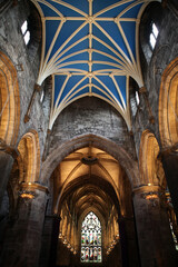 Inside the Saint Gilles Cathedral - High street - Edinburgh - Midlothian - Scotland - UK
