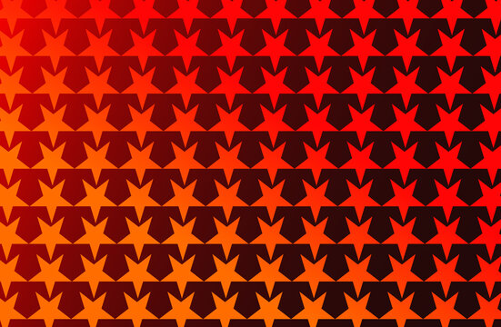 Stars and dark red backdrop