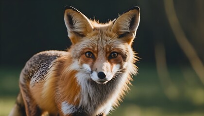 Fototapeta premium red fox vulpes