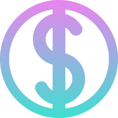 Obraz premium Dollar icon
