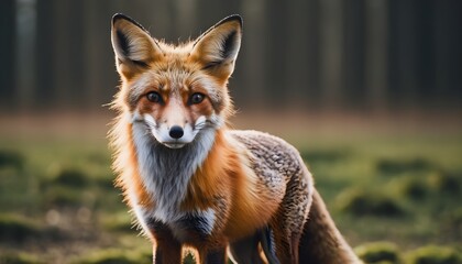 Fototapeta premium red fox vulpes