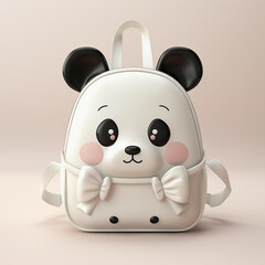 Whimsical Anime-Inspired Panda Backpack with a Splash of Japanese and Korean Flair