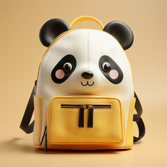 Whimsical Anime-Inspired Panda Backpack with a Splash of Japanese and Korean Flair © Sajibur