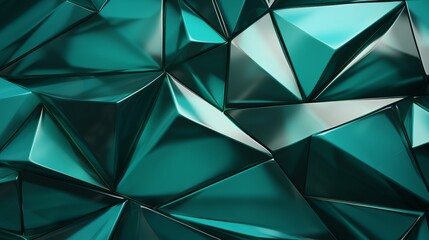 Abstract glass background. 3D render. Polygonal surface