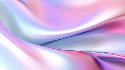 Obraz premium Blurry abstract pastel iridescent holographic foil background