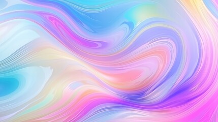 Obraz premium Colorful holographic background. Light reflection, rainbow colors. Magical marbling effect for banner templates and wallpaper